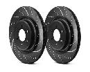 Diameter 251mm, Alfa Romeo 156, 1.6 2001-2002, EBC Gegroefde sport remschijven achteras, Voor modellen met Girling/TRW remklauwen aan de achteras, Massieve remschijf_image